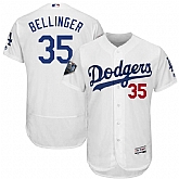 Dodgers 35 Cody Bellinger White 2018 World Series Flexbase Player Jersey Dzhi,baseball caps,new era cap wholesale,wholesale hats